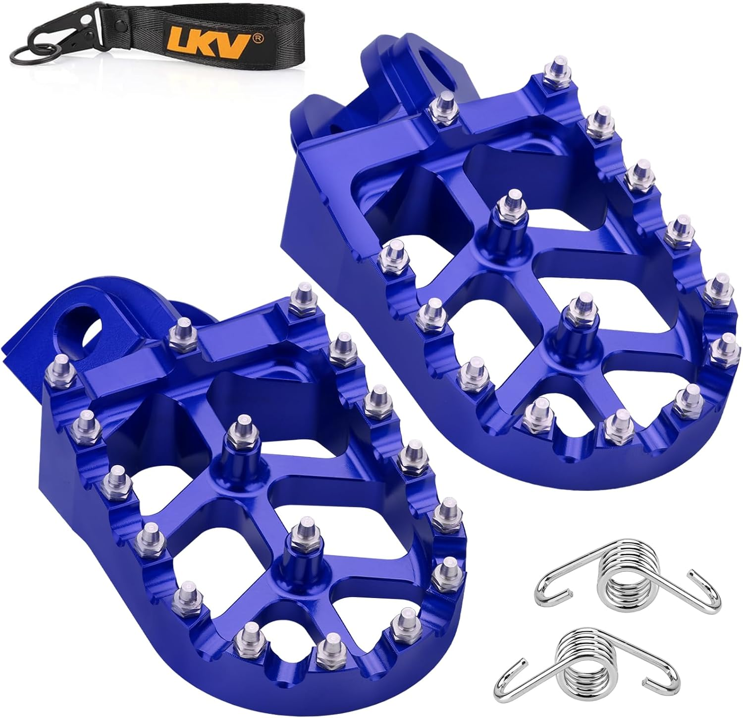 LKV Motorcycle Footpegs Dirt Bike Rest Pedal Foot Pegs Compatible with KTM 65-1290 SX SXF EXC EXCF XC XCF XCW