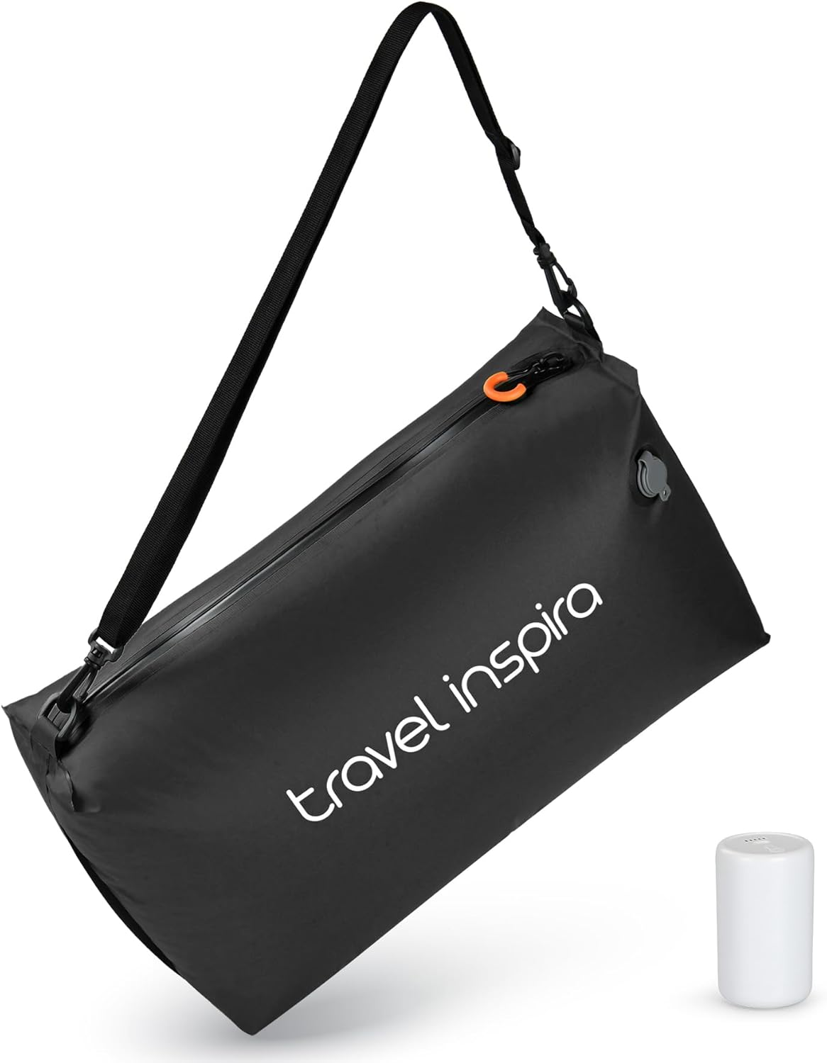 Travel Inspira Vacuum Bags with Pump - Space Saver Compression Solution for Suitcases & Backpacks, Professional IP67 Reusable, Lightweight, & Durable Light Green