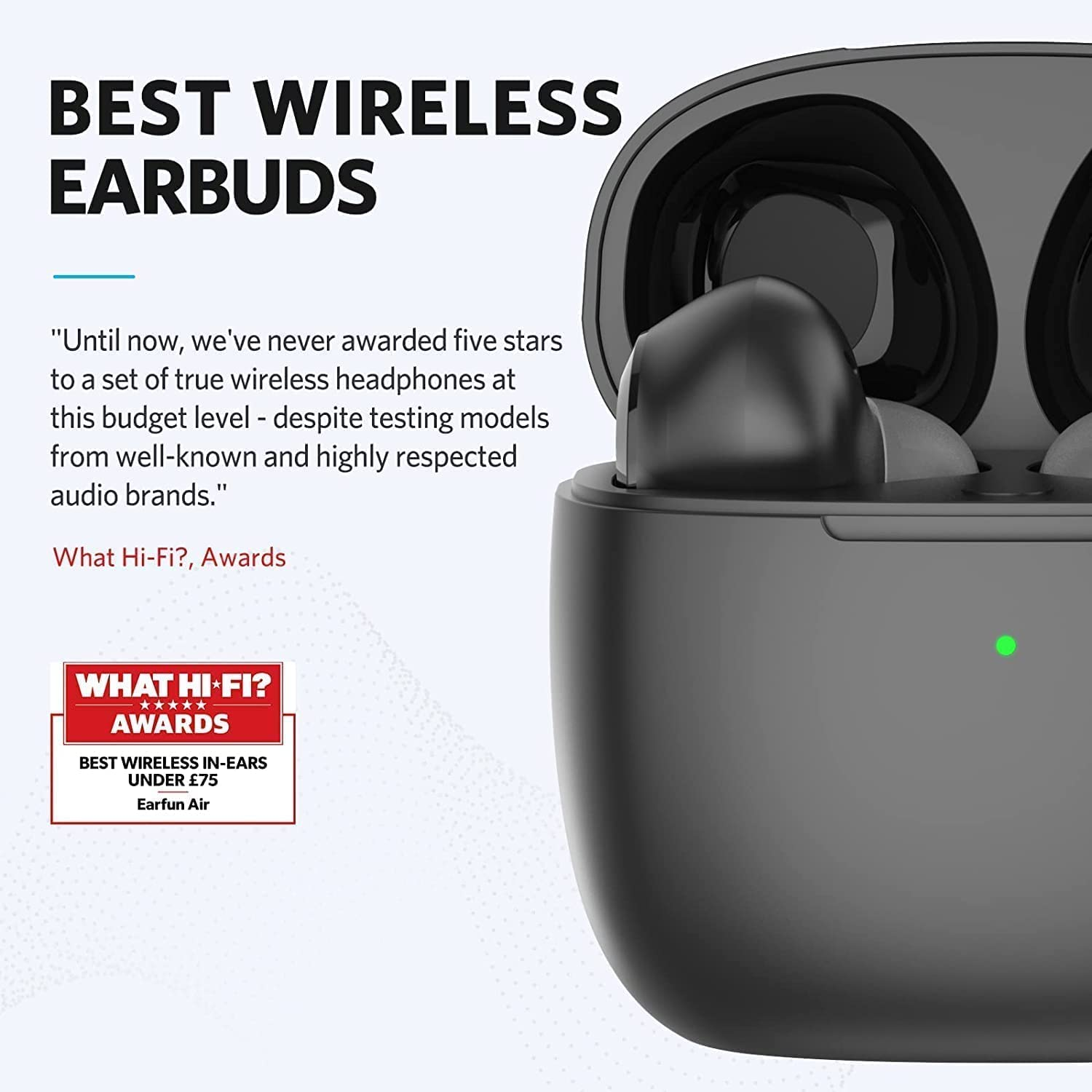 Earfun Air True Wireless Earbuds, [CES & IF Awards] Bluetooth Earbuds with 4 Mics Clear Call, IPX7 Waterproof, Deep Bass, Wireless Charging, Game Mode, App Customize EQ, 35H Long Playtime,App Version image number 4