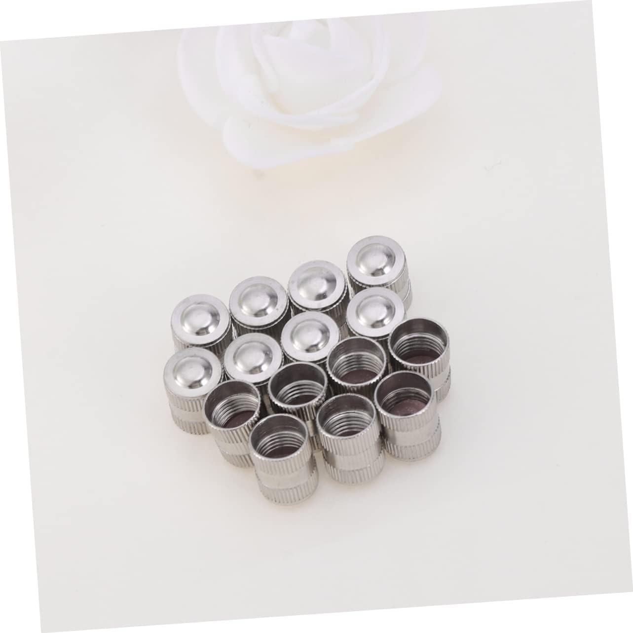 WHAMVOX 20Pcs Car Auto Bicycle Tire Valve Stem Caps Hat Cover for Wheels Tyre Stem image number 1