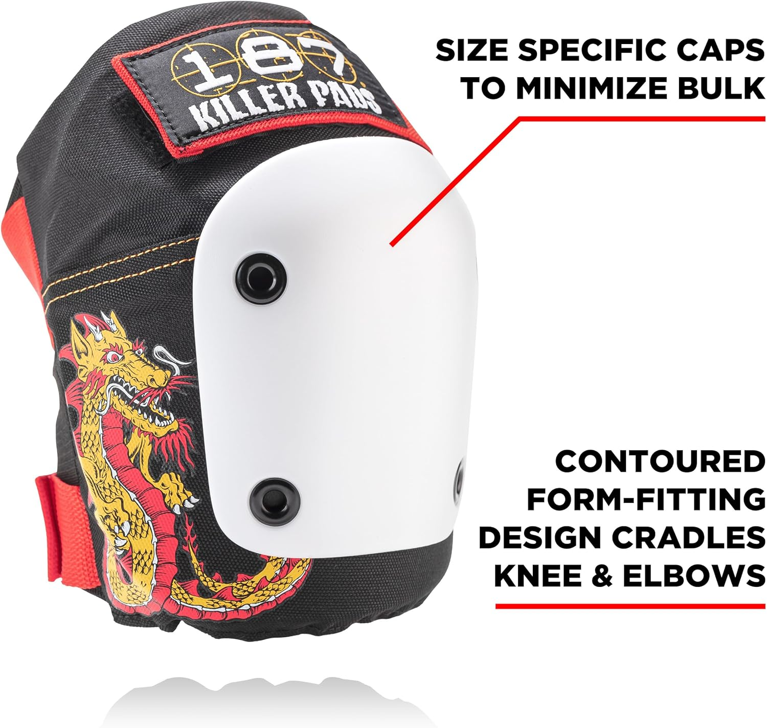 187 Killer Pads Skateboarding Knee Pads, Elbow Pads, and Wrist Guards, Six Pack Pad Set image number 2