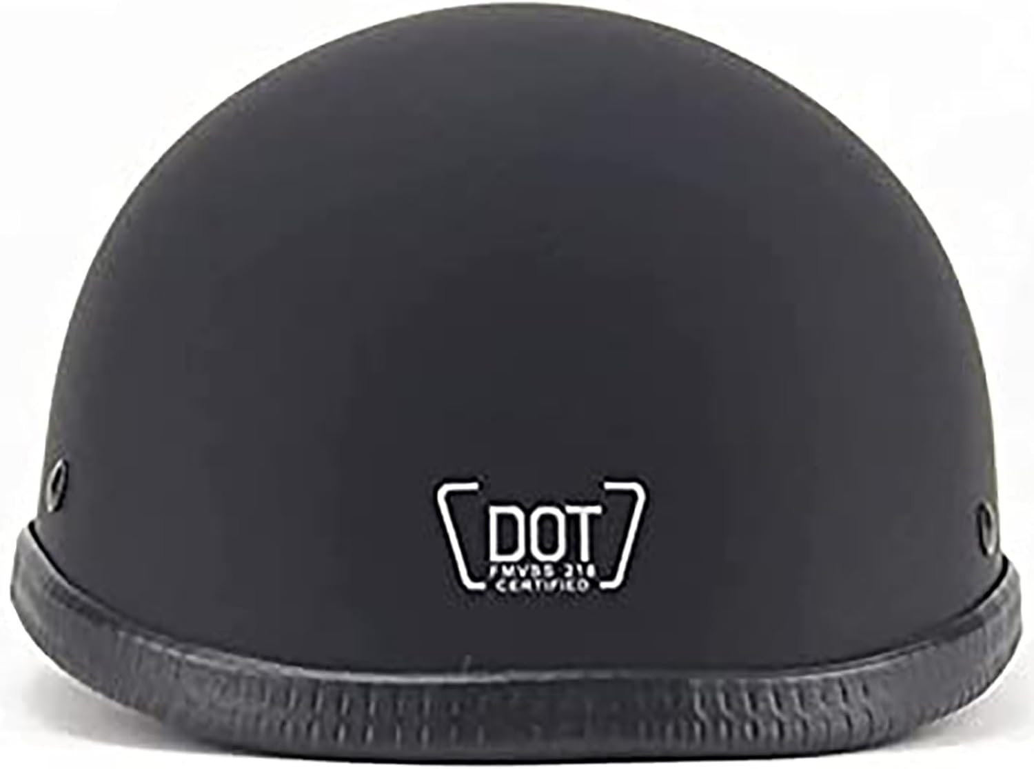 Beanie Motorcycle Half Helmet Open Face Motorbike Helmet, DOT Approved Low Profile Chopper Motorcycle Half Helmet ATV Cruiser Scooter Cool Helmet for Men and Women B,M=(57-58Cm)