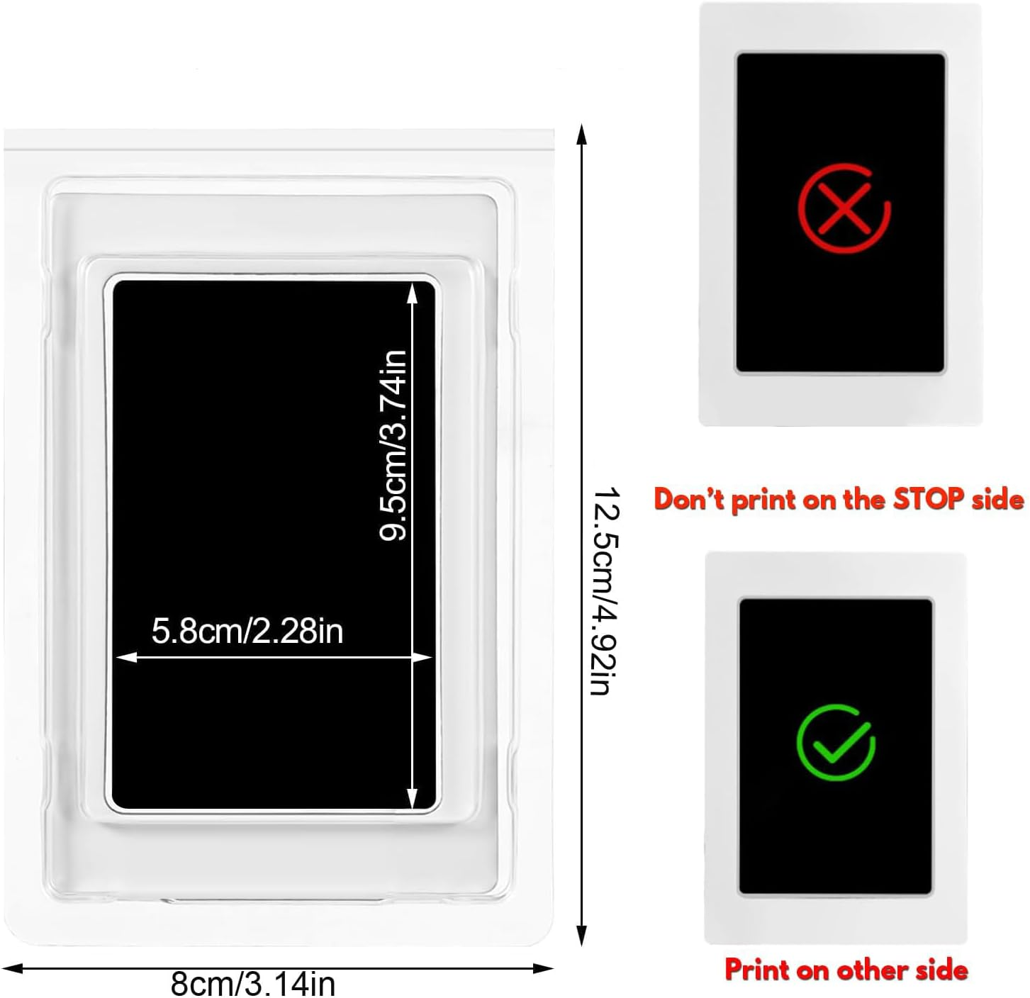 Inkless Baby Print with 4 Ink Pads and 8 Imprint Cards,Baby Hand and Footprint Kit, H HOME-MART Premium No-Mess Ink Free Print Pads Baby Footprint Kit for Baby Dog Paw Print Kit,Dog Nose Print Kit,Safe and Non-Toxic Ink image number 4