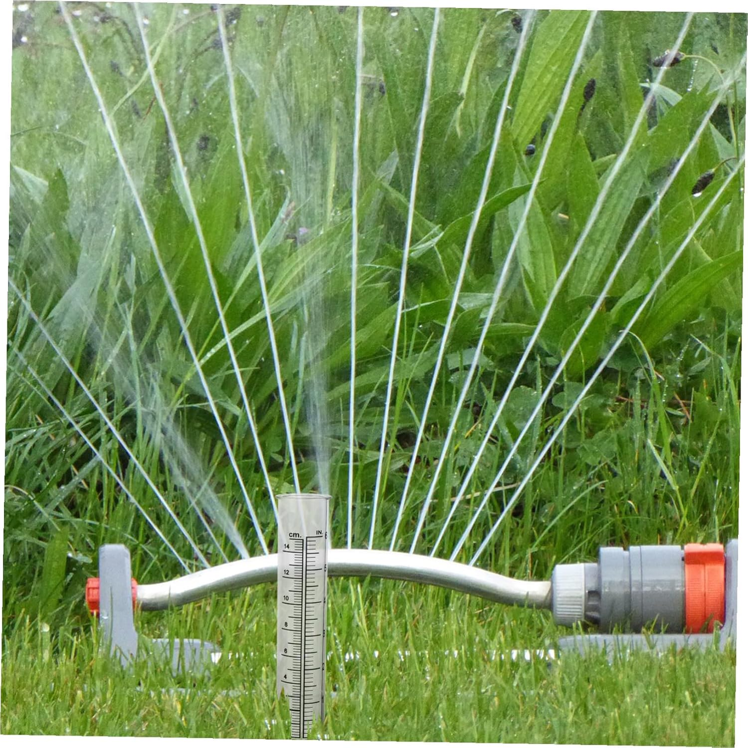 Ibasenice 2Pcs Transparent Shaped Rain Measuring Tubes Plastic Rain Gauges for Garden Supplies Accurate Precipitation Measurement Tools