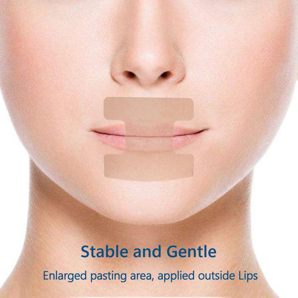 Woodyknows Wide Bridge Mouth Tape, anti Snoring Strips for Deep Sleep, Develop Nasal Breathing Habit, Maintain Natural Face Shape (Extra Strength, 24 Pieces)