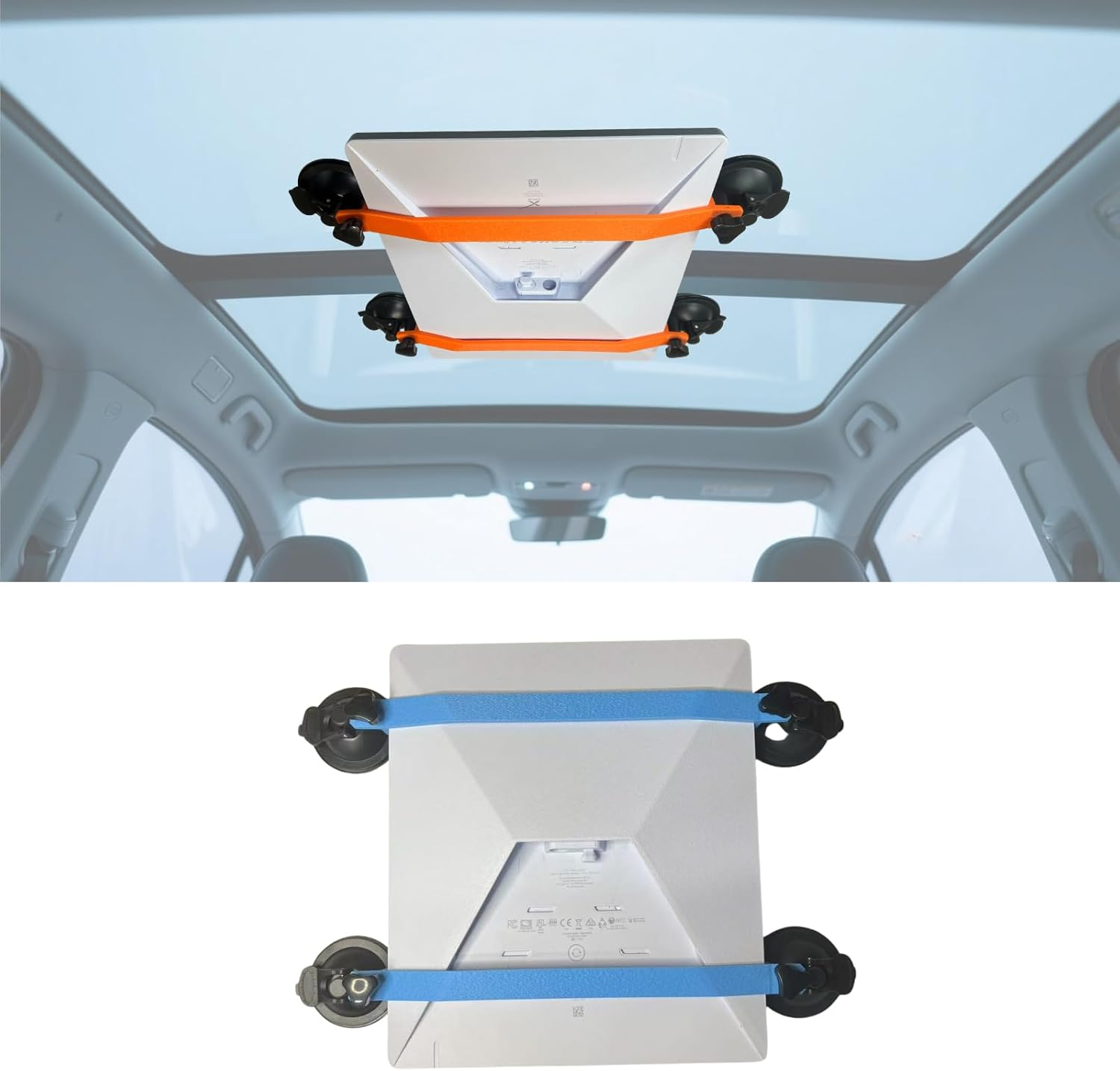 Car Mount for Starlink Mini &ndash; Suction Cup Accessories Kit for Sunroofs,Car Windows & Roof Installation, Secure Holder for Rvs, Boats & Road Trips with Stable Signal (Black)