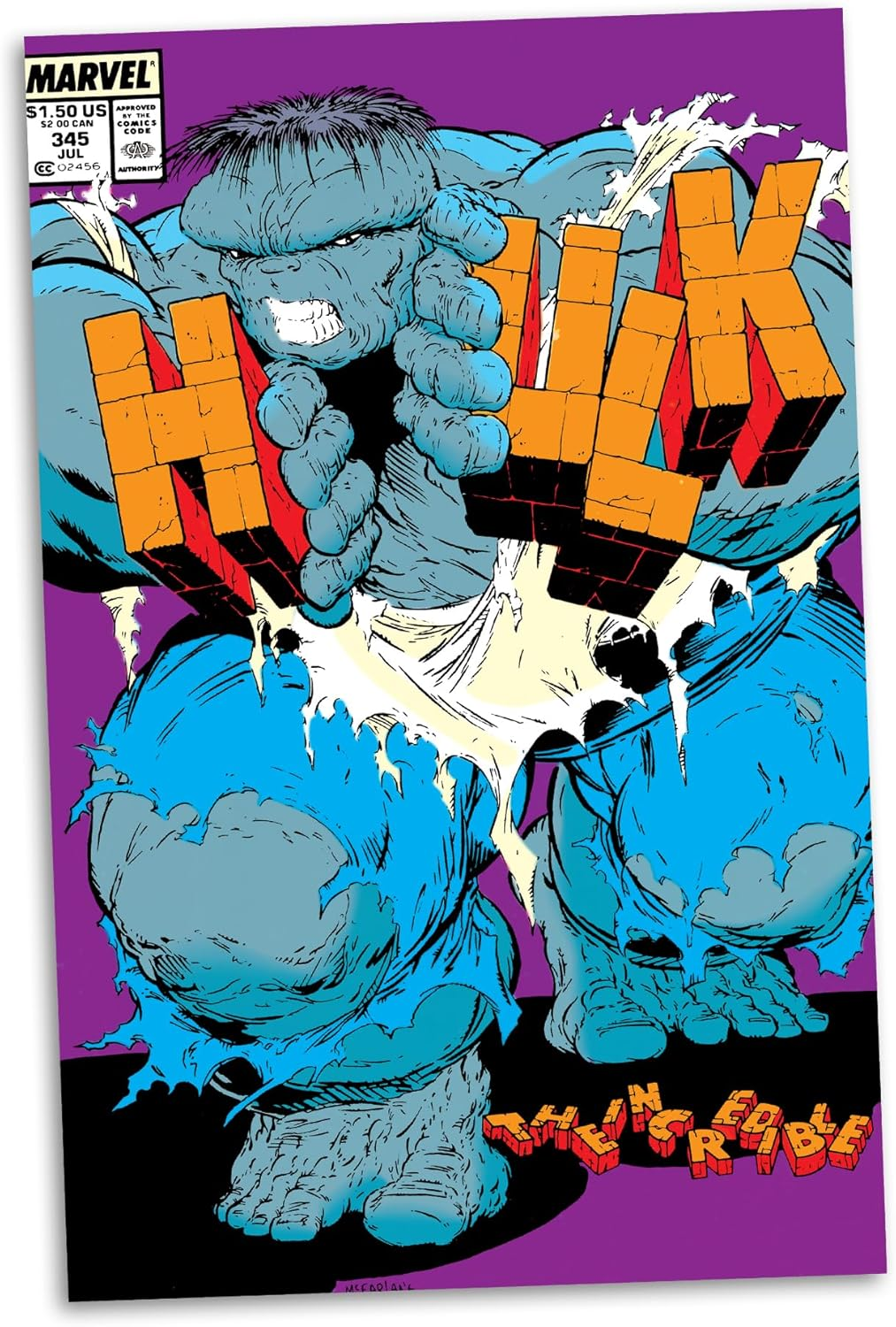 Marvel Collection 1:6Th Wv2 - the Incredible Hulk by Todd Mcfarlane (The Incredible Hulk #345) image number 1