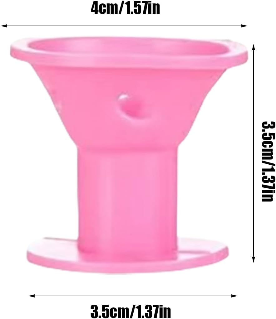 Heatless Curlers for Long Hair | Overnight Hair Roller,Set of 10 Sleeping Curling Tools, Portable Hairdressing Curls for Women Girls - Pink Large Size image number 6