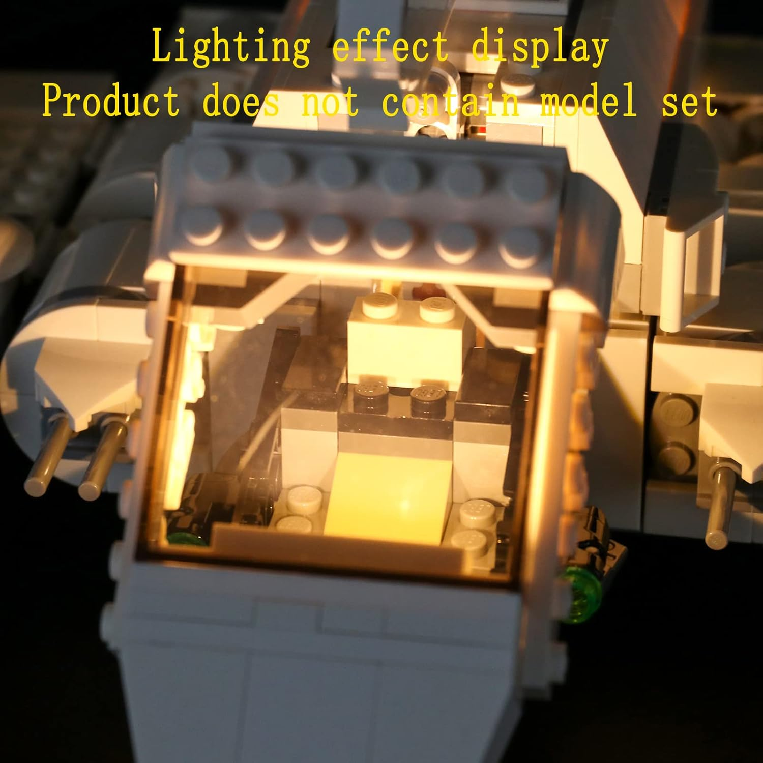 GEAMENT LED Light Kit Compatible with  Imperial Shuttle - Lighting Set for 75302 Building Model (Model Set Not Included) image number 4