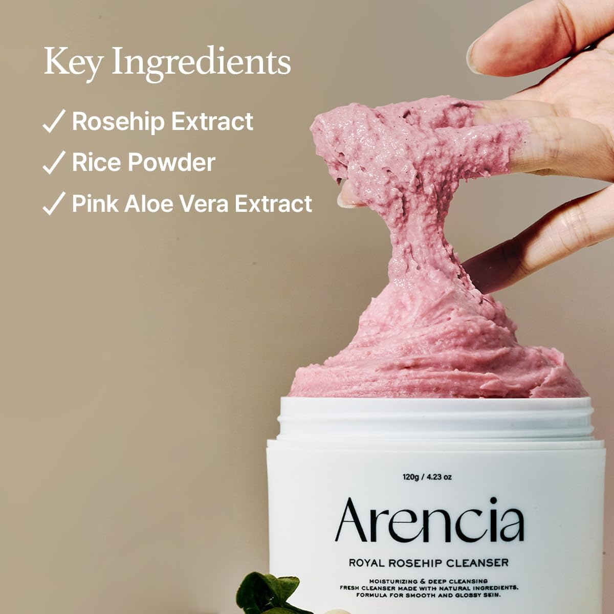 ARENCIA - Fresh Royal Rosehip Cleanser 120G image number 3