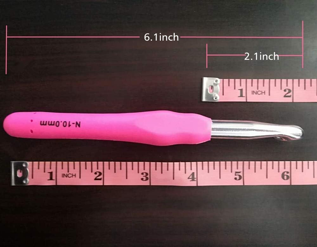 Crochet Hooks Set with Case 5 Large Sizes image number 4