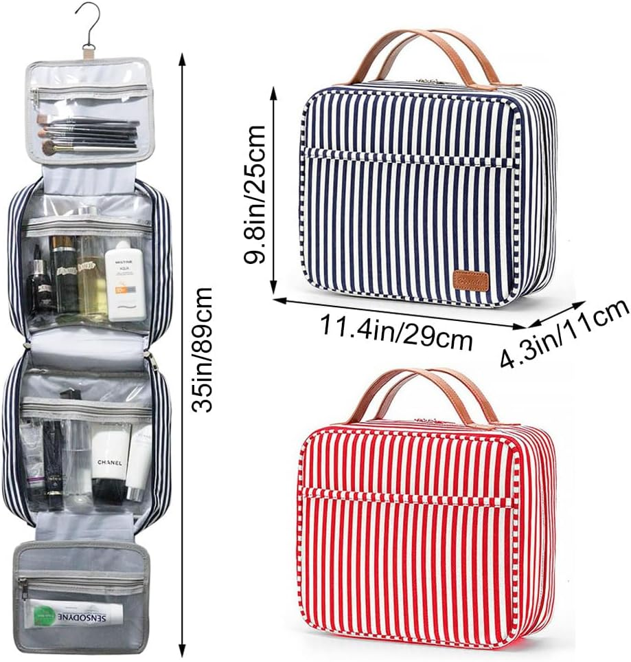 Hanging Travel Toiletry Bag,Large Capacity Cosmetic Waterproof for Accessories,Cosmetics,Travels Essentials Bathroom Shower image number 4