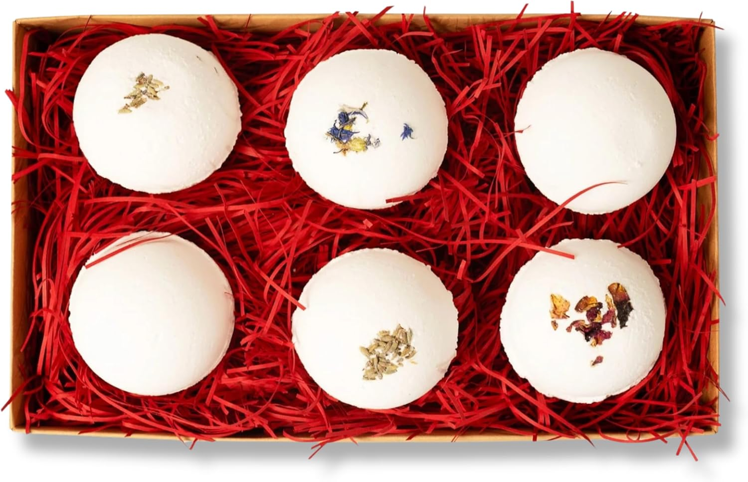 Eco Bath London Big round Bath Bomb Gift Set - Luxurious and Aromatic All-Natural Handmade Bath Bombs, Multiple Scents Available (Christmas Spirit, Lavender, Rose, Sea Breeze, Lemon, Truly Tropical) image number 5