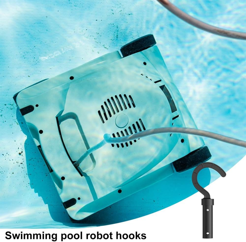 CENPEK Hook for Pool Cleaning Robot Hooks for Cleaning Robot Hooks for Pool Poles Hook Can Be Fixed to the Telescopic Pole Accessories for Hooks for Pool Cleaning Robots