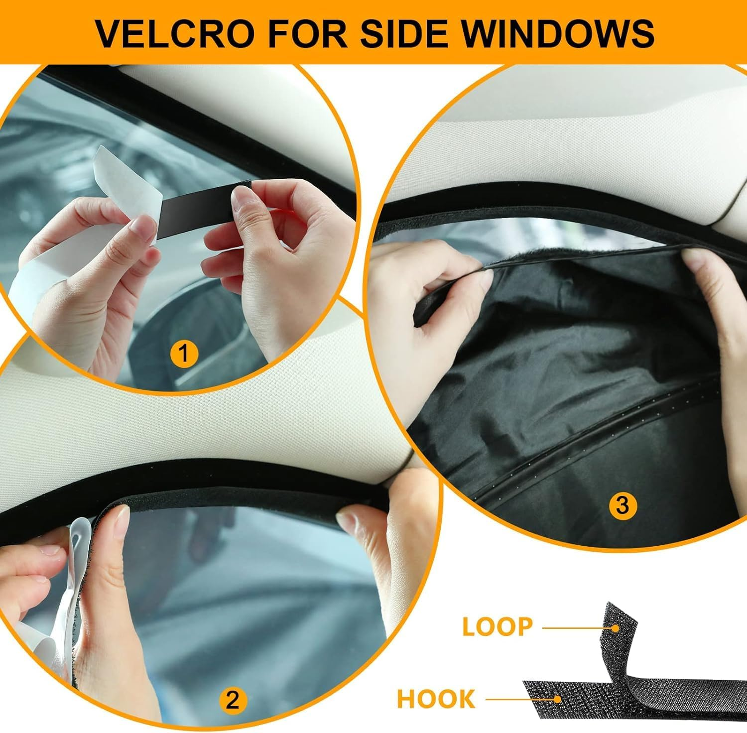 Blue Lion Windshield Sun Shade for Semi Trucks &ndash; Large Front Window UV Protector with Side Panels, Foldable Sun Visor for Volvo Freightliner Kenworth Peterbilt Trucks