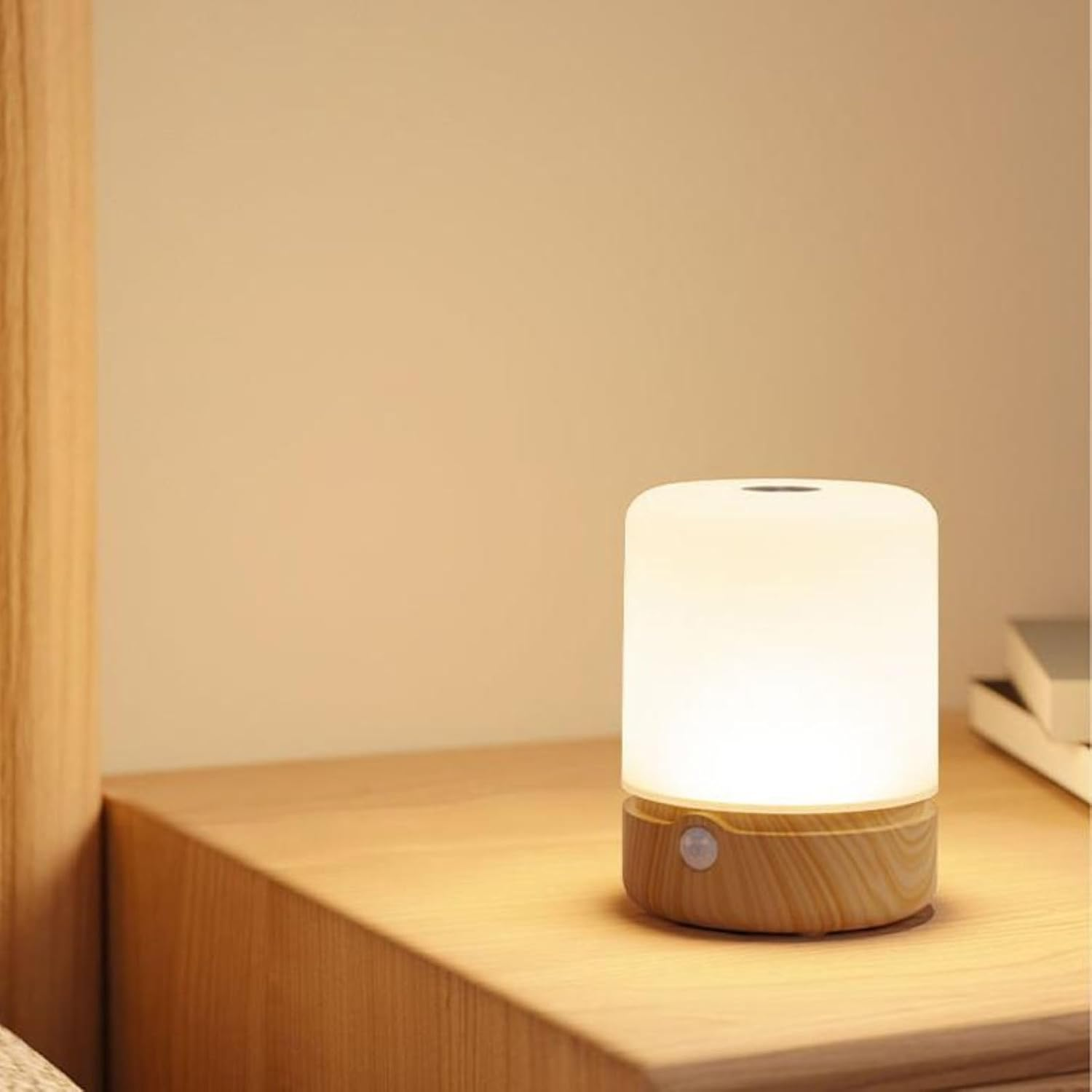 Shenzhi Tech Motion Sensor RGB Color Changing Night Light, Touch Control Table Lamp for Bedroom, Dimmable LED Desk Lamp with USB Rechargeable, Mood Lighting for Office, Living Room, Camping ﻿ image number 3