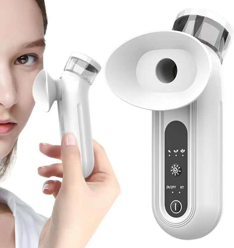 Eye Steamer for Dry Eye, Upgraded Eye Relief Steam Therapy, Heated Nano Eye Mist Steam Sprayer for Relief Dry Eye and Face, Rechargeable Eye Mist Steamer for Moisturizing & Cleaning