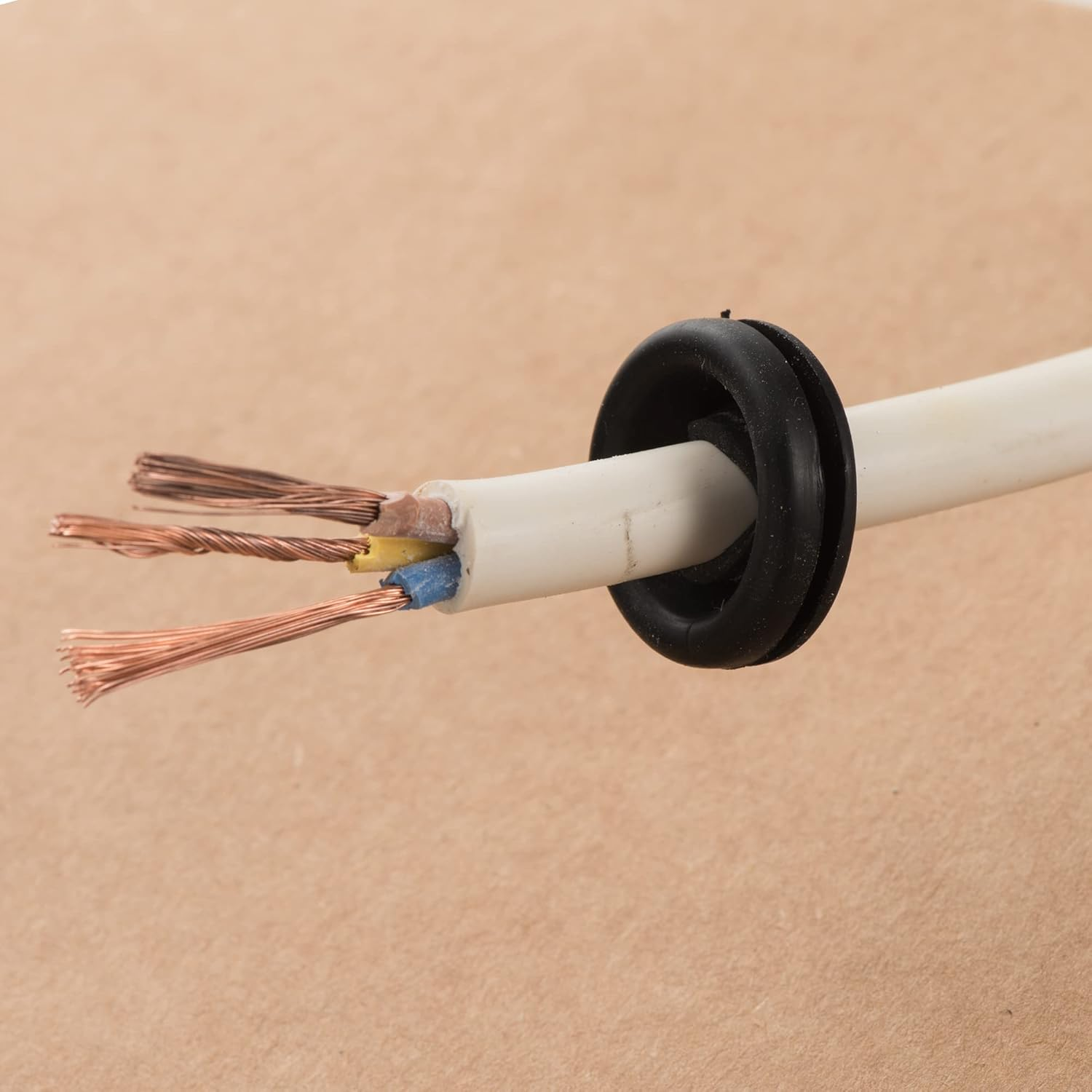 EFGTEK 170 Pieces Closed Rubber Grommet Assortment,7 Sizes for Firewall Solid Closed Hole Plug and Wire Electrical Appliance Plumbing image number 2