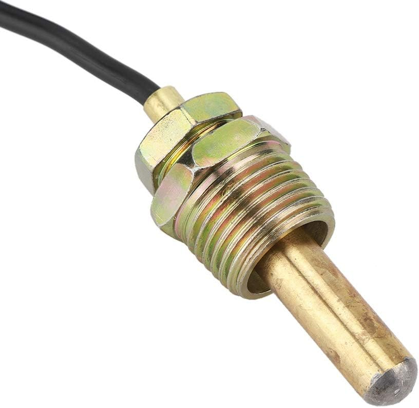 Metal Car 52Mm Mechanical Water Temperature Thermometer Gauge 12V Yellow Light image number 6