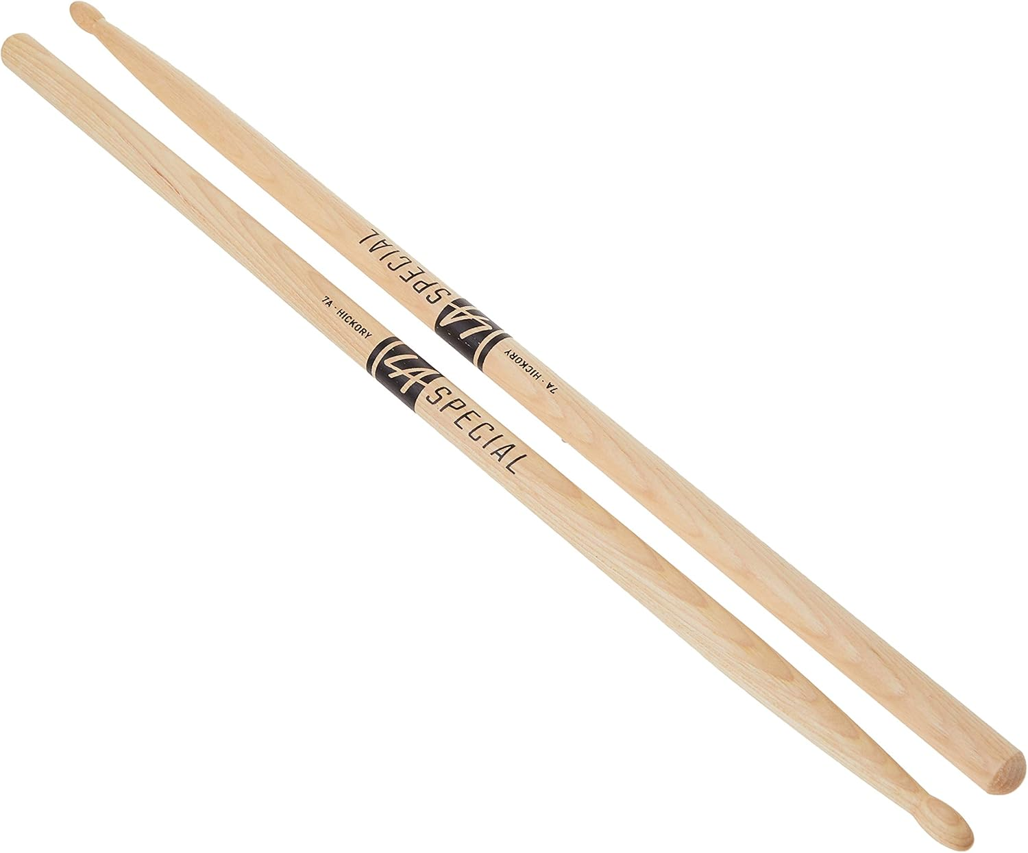 Promark LA Specials Drum Sticks - 7A Drumsticks - Drum Sticks Set for Acoustic Drums or Electronic Drums - Oval Wood Tip - Hickory Drum Sticks - Consistent Weight and Pitch - 3 Pairs image number 4