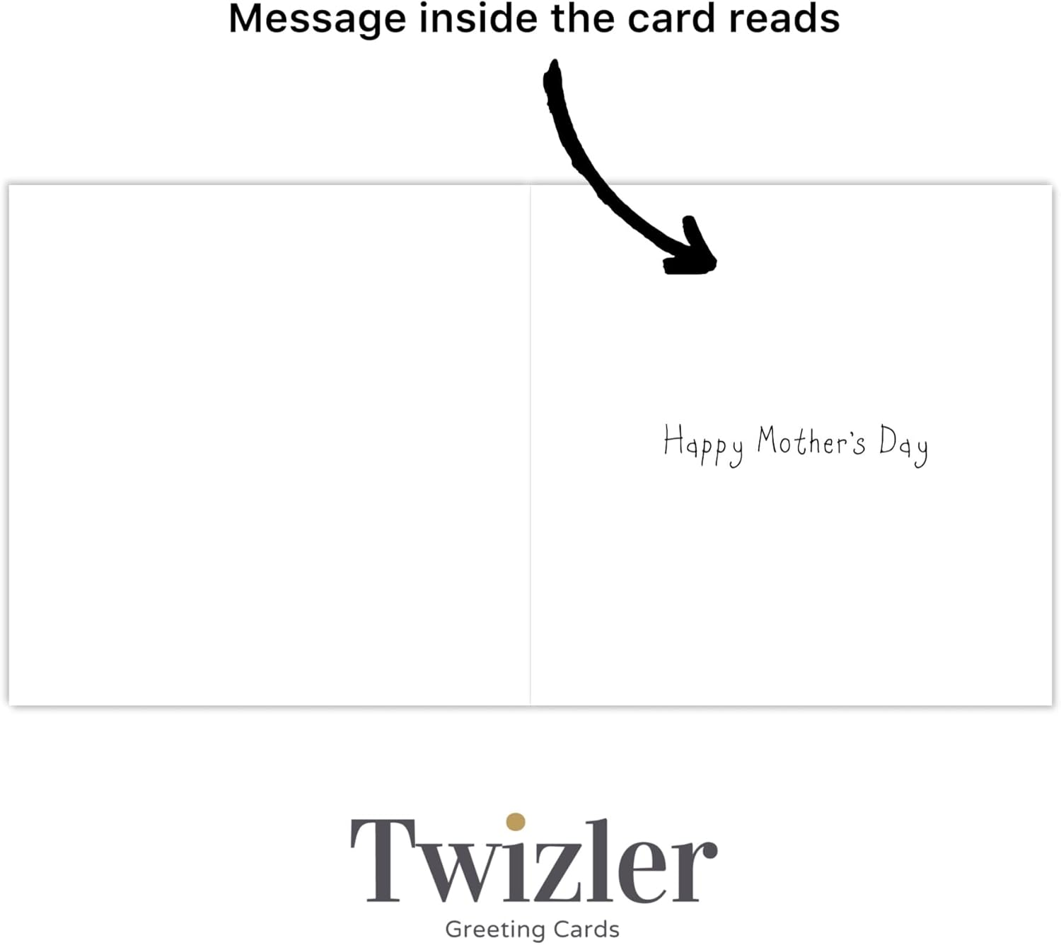 Twizler Mother'S Day Card for Mum - Daffodils - Happy Mothers Day Card from Son or Daughter - Mothering Sunday - Cute Mummy Mothersday image number 5