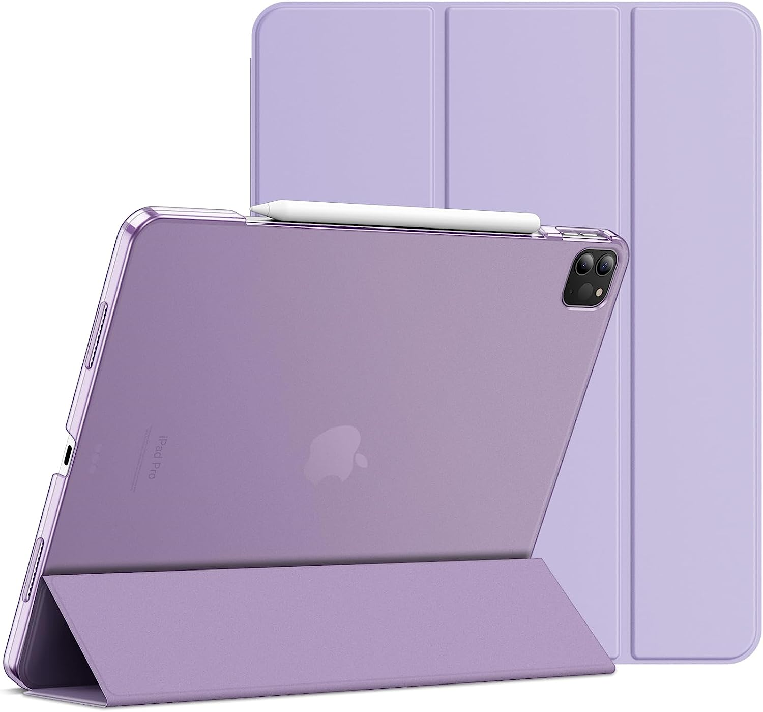 Jetech Case for Ipad Pro 12.9-Inch (6Th/5Th Generation, 2022/2021 Model), Slim Stand Hard Back Shell Smart Cover with Auto Wake/Sleep (Navy)