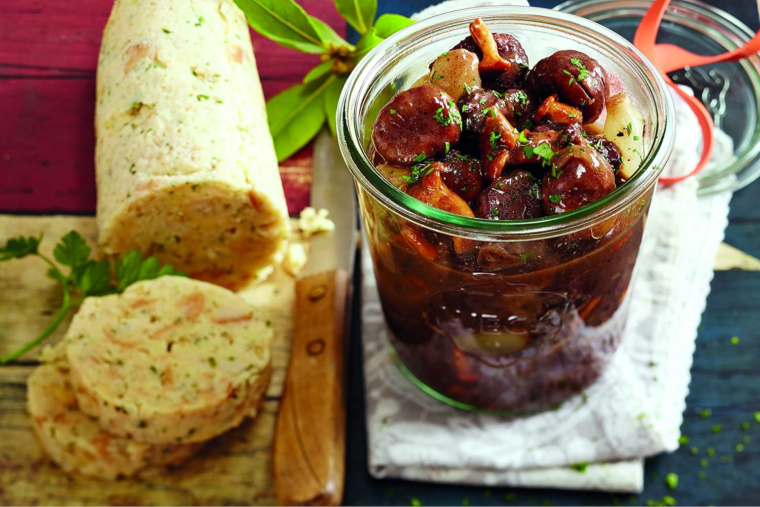 Weck Set of 6 Jars 500 Ml (High-Quality Preservation, Glass Jar with Glass Lid, for Preserving, Heat Resistant, Microwave-Safe, Oven-Safe, round Edge Glass) 742 image number 5