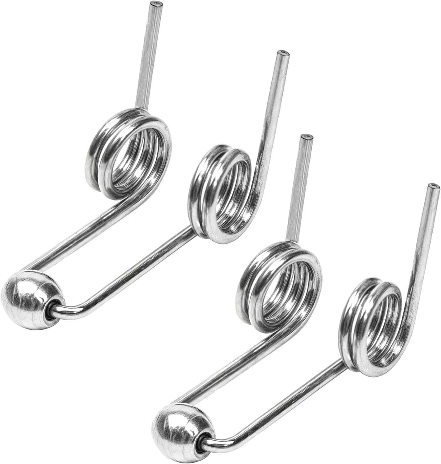 (2PCS) Double Return Torsion Springs for Curling Iron Rod - Part Replacement Accessories for Hair Rollers (Length: 24Mm; Wire Diameter: 1.2Mm) image number 6