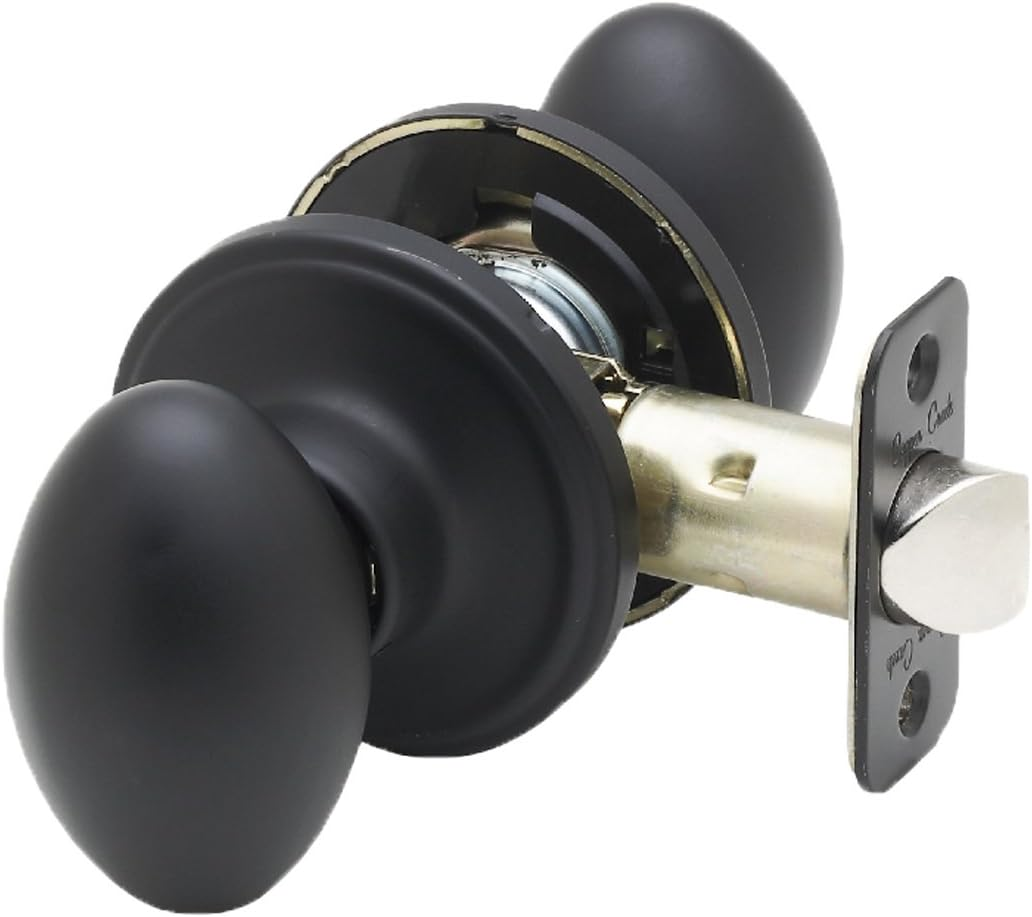 Copper Creek EK2020PS Egg Door Knob, Passage Function, 1 Pack, in Polished Stainless