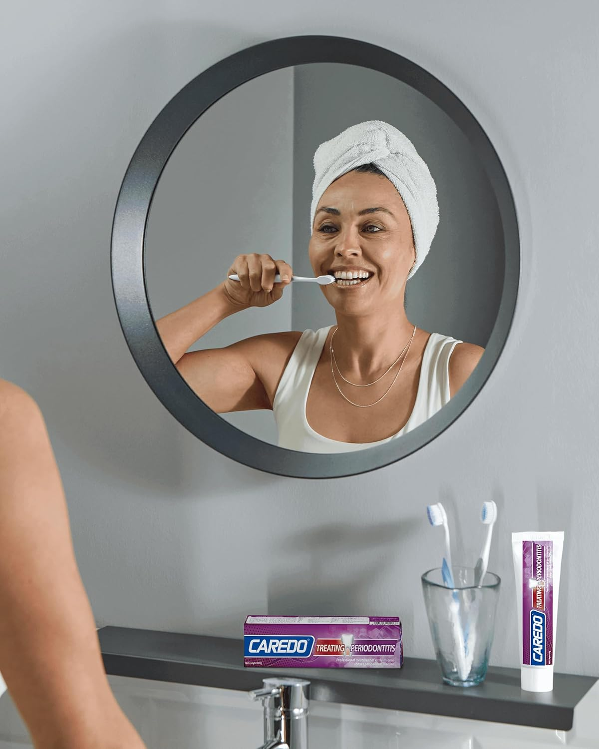 CAREDO Toothpaste for Receding Gums, Gingivitis & Periodontitis, Gum Repair Gum Disease Treatment, Plaque Removal, Bleeding Gums & Bad Breath Care, Fluoride Free Periodontal Toothpaste 3.52OZ