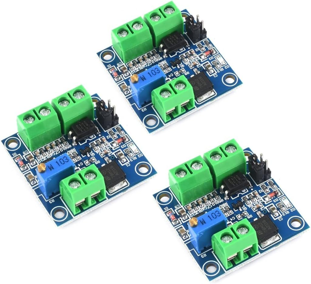 JZK 3-Piece PWM Conversion Voltage Module, 0%-100% PWM Conversion to Voltage 0V-10V, PWM to Voltage Converter Module, PWM Voltage Module