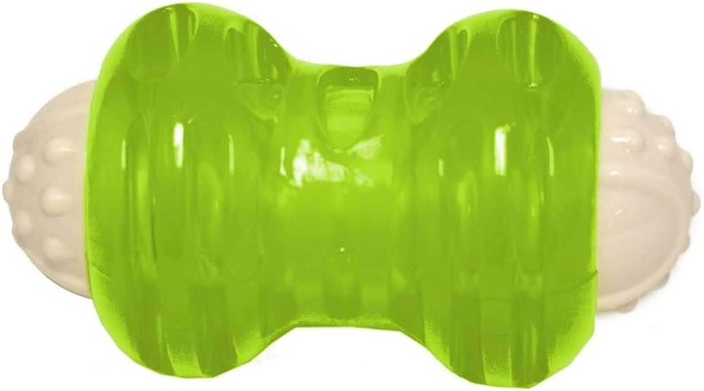 Hyper Pet Hyper Squawkers Dog Bone Durable Dog Toy Designed from TPR and Nylon with an Enticing Giggle Noise Medium image number 2