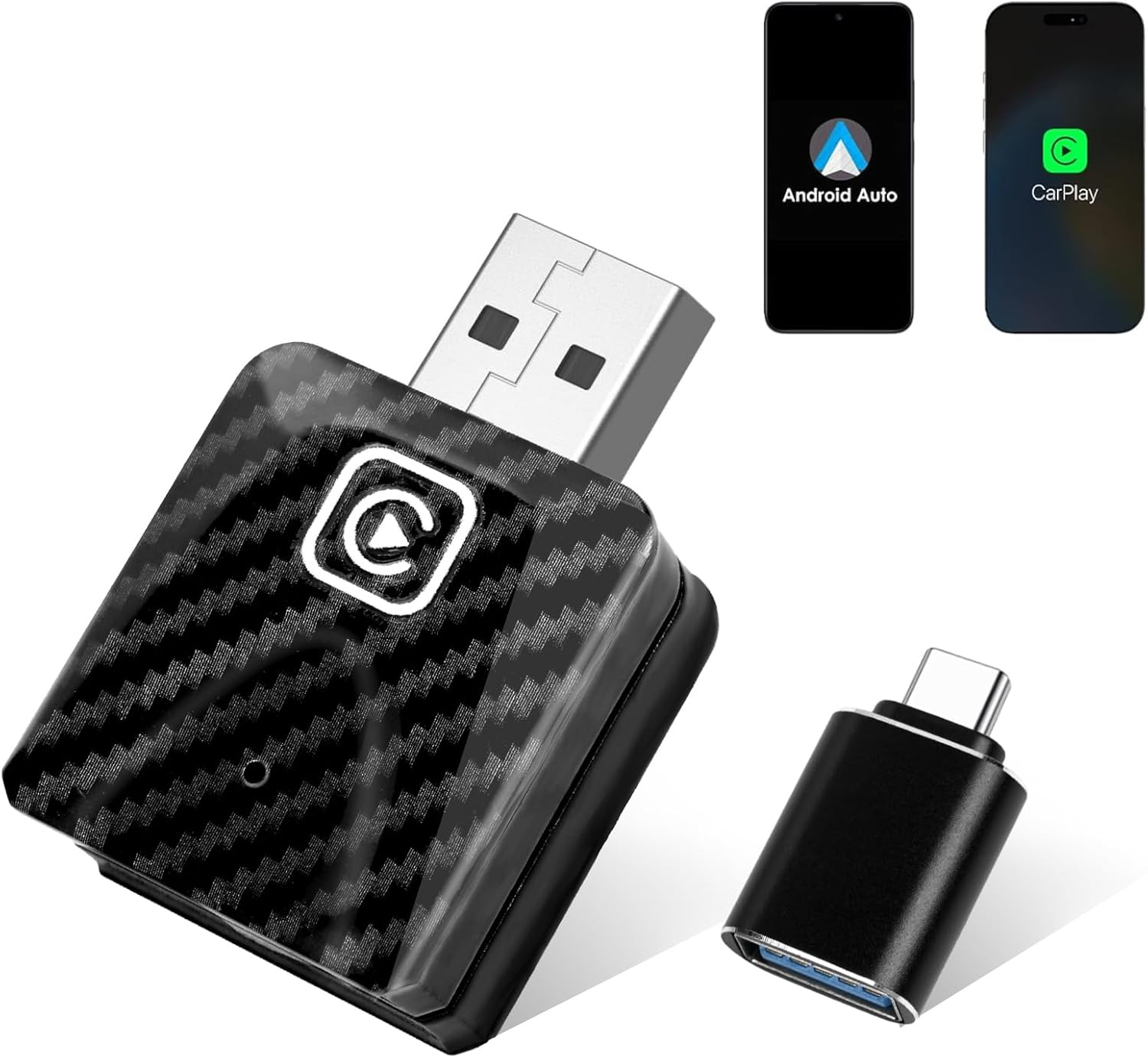 Zurligi 2 in 1 Wireless Carplay Adapter & Android Auto Adapter, 2025 Upgraded, Converts Wired to Wireless, Plug & Play, 5Ghz Wifi Auto Connect Compatible with OEM Wired Carplay & Android Cars (S) image number 6