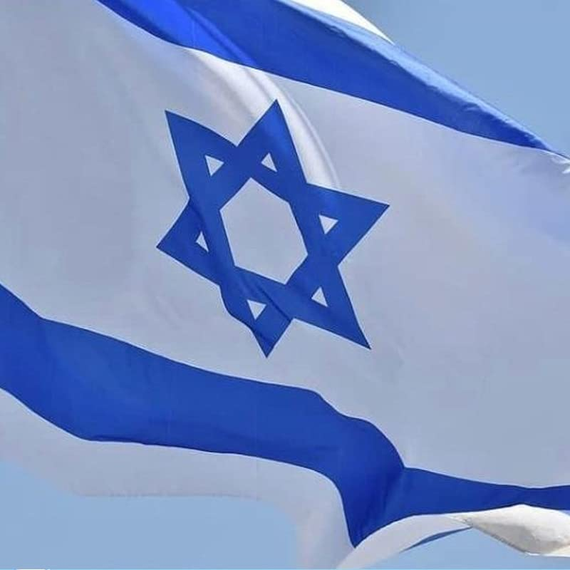 Large Israel Israeli Flag Heavy Duty Outdoor Star of David IL 90X150Cm - 3X5Ft, Double-Sided Print, 2 Metal Grommets for Mounting image number 5