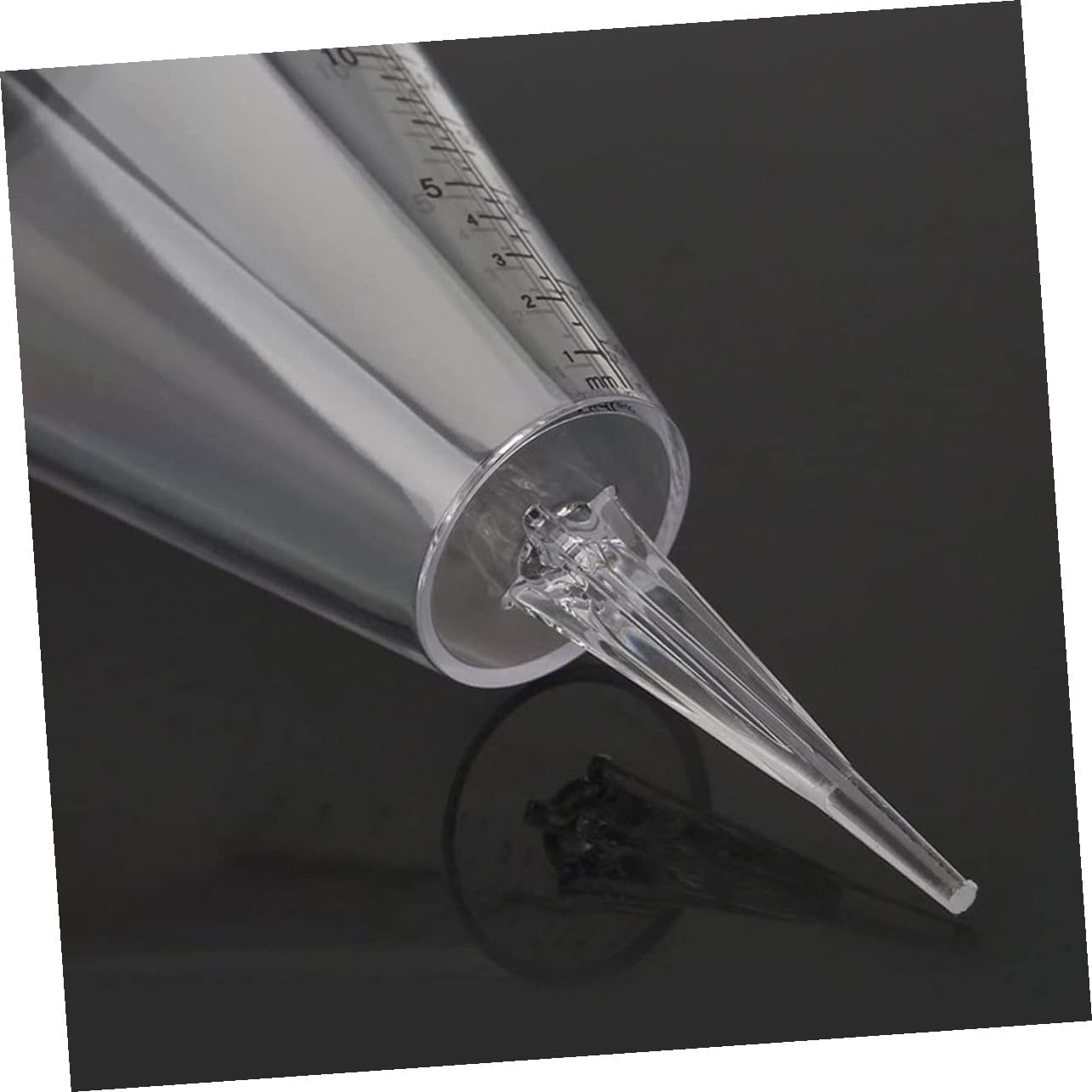 3Pcs Cone Shaped Rain Measuring Cups with Clear Graduated Scale Outdoor Rain Gauge for Garden Lawn Agriculture and Meteorological Use Plastic Spike Design image number 5