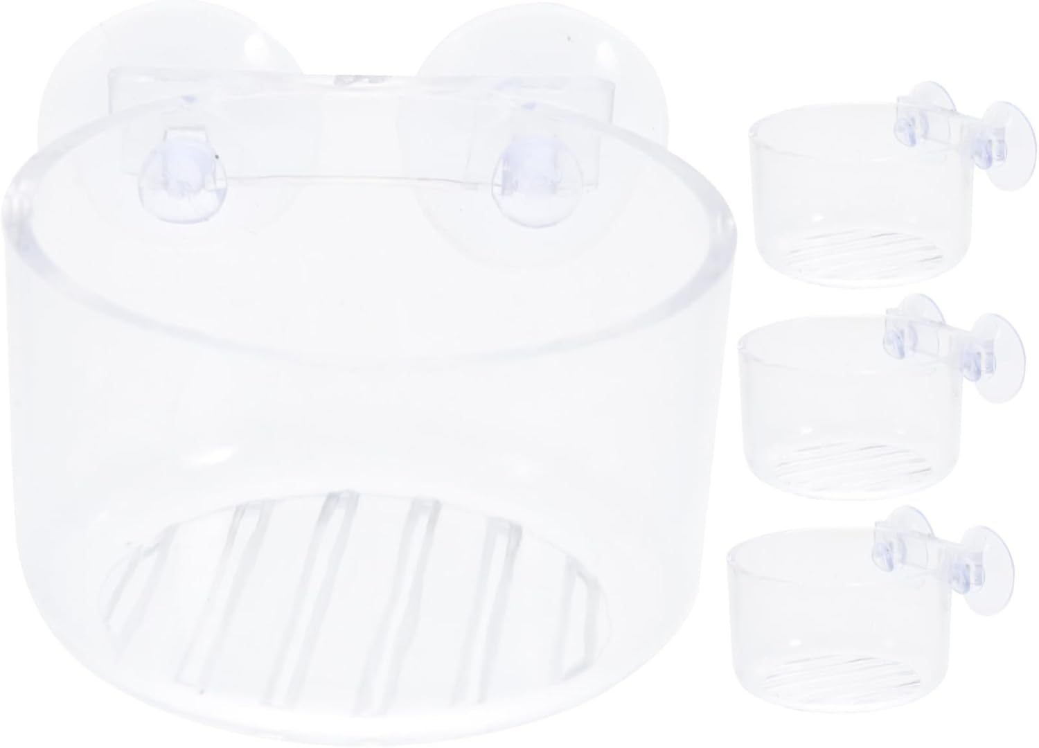 FUTUREORYY 4Pcs Aquarium Plant Holders Feeder Suction Cups for Hydroponic Aquatic Plants Space-Saving Fish Tank Decorations Safe for Pets Easy to Hang image number 4