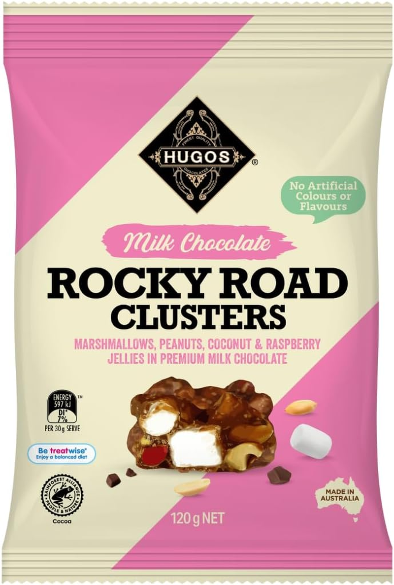 Hugos Rocky Road Clusters 120 G