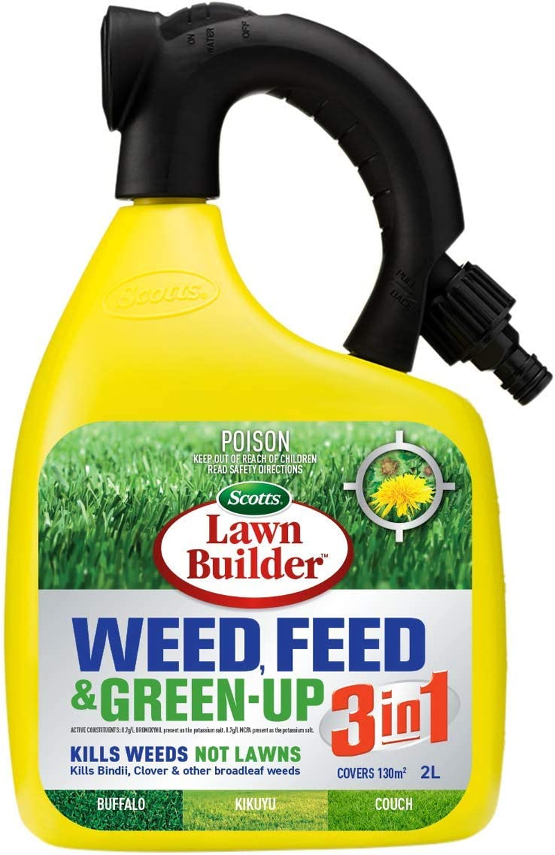 Scotts Lawn Builder - Weed, Feed and Green up Liquid Lawn Fertiliser 2L - Rapid Greening - Suitable for All Lawns Including Buffalo image number 2