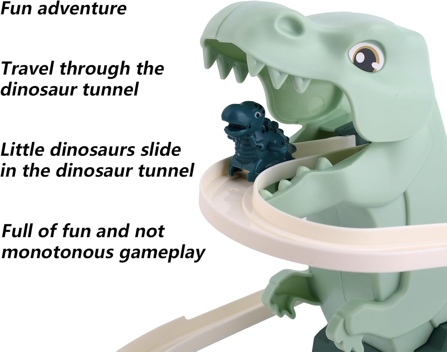 BTFO Dinosaur Climbing Slide Music Toy, Fun Electric Dinosaur Race Track Roller Coaster Set for Kids Ages 3+ Ideal for Boys & Girls image number 5