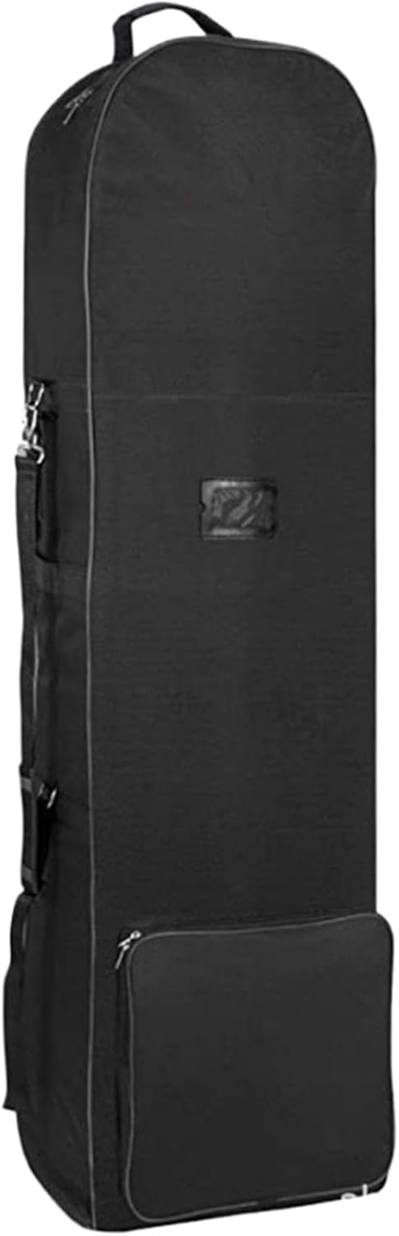 Golf Travel Bag with Wheels - Wheels and Hard Case Top | Black Color Multipurpose Golf Trolley Bag, Weather-Resistant Sports Accessories Pouch Portable for Outdoors Commuting Vacation Backpacking