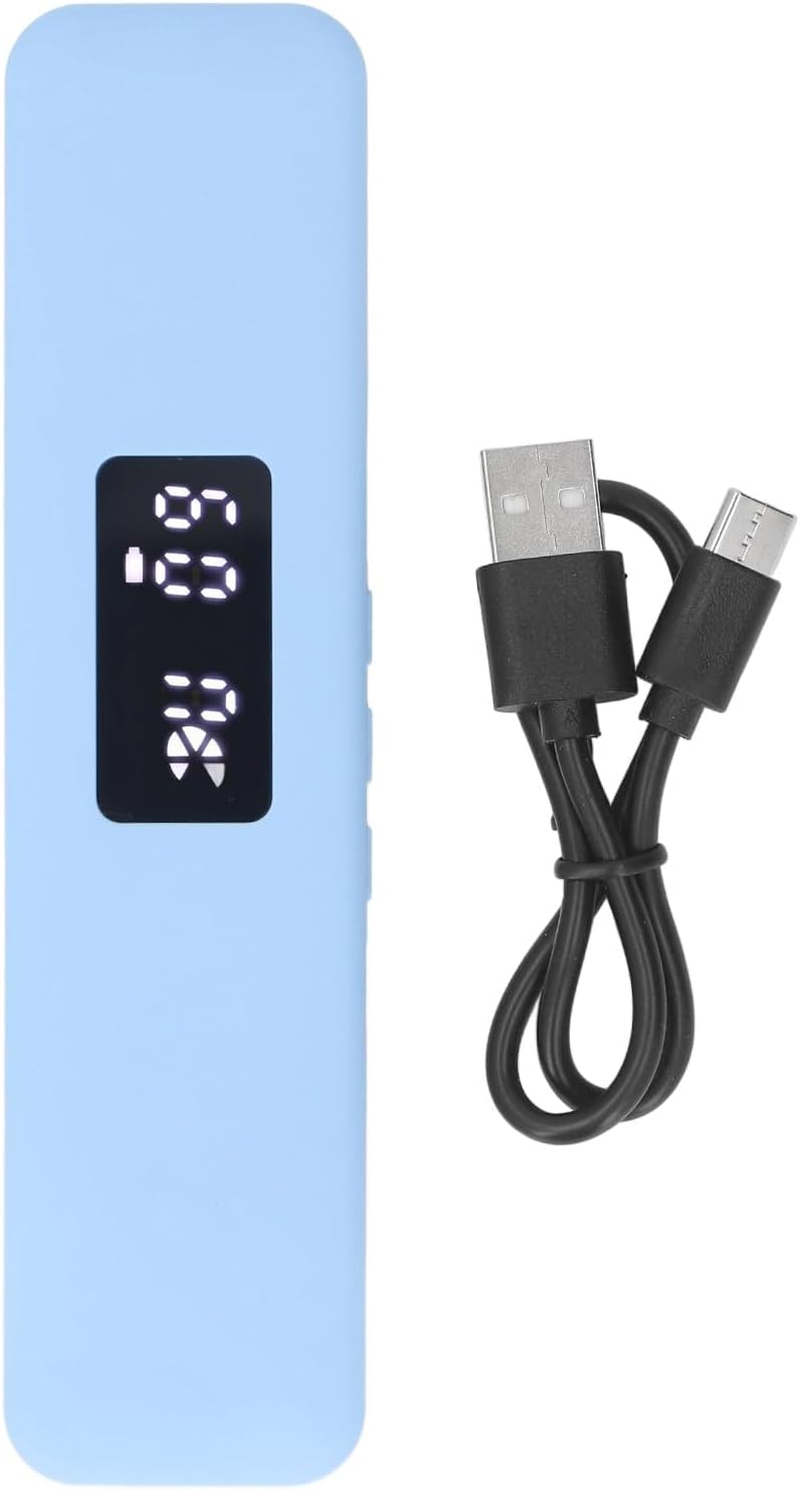 Pillow Speaker Bone Conduction Stereo Bass, Bluetooth 5.3 Sleep Aid Sound Speaker with Digital Display & Timer Function, Mini Portable Speakers for Adults and Kids (White)