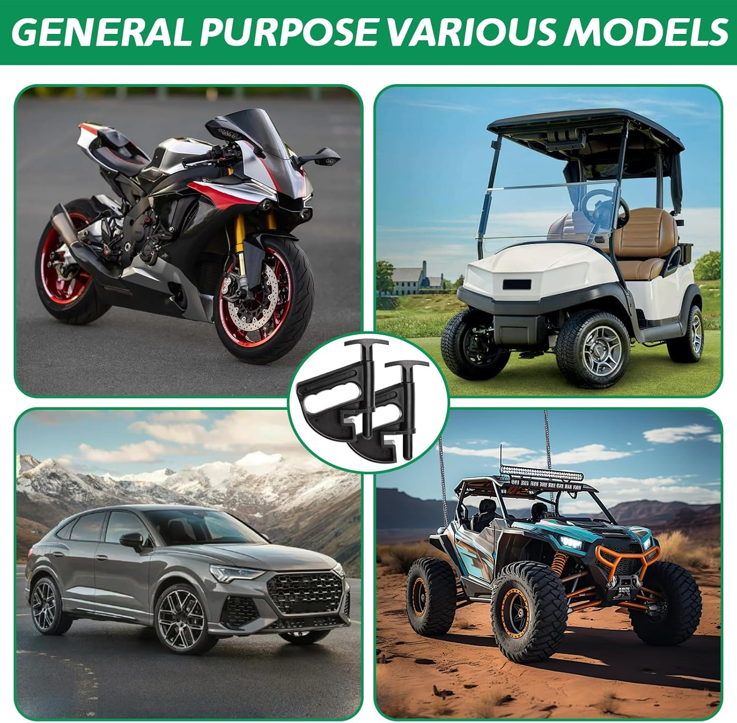 VBGURR Pack of 2 Tyre Bead Holders, Tyre Fitting Aid Tool, Tyre Bead Clamp & Bead Press for Tyre Changer, Tyre Mounting Aid Tyre Assembly Device for Most Rims image number 3