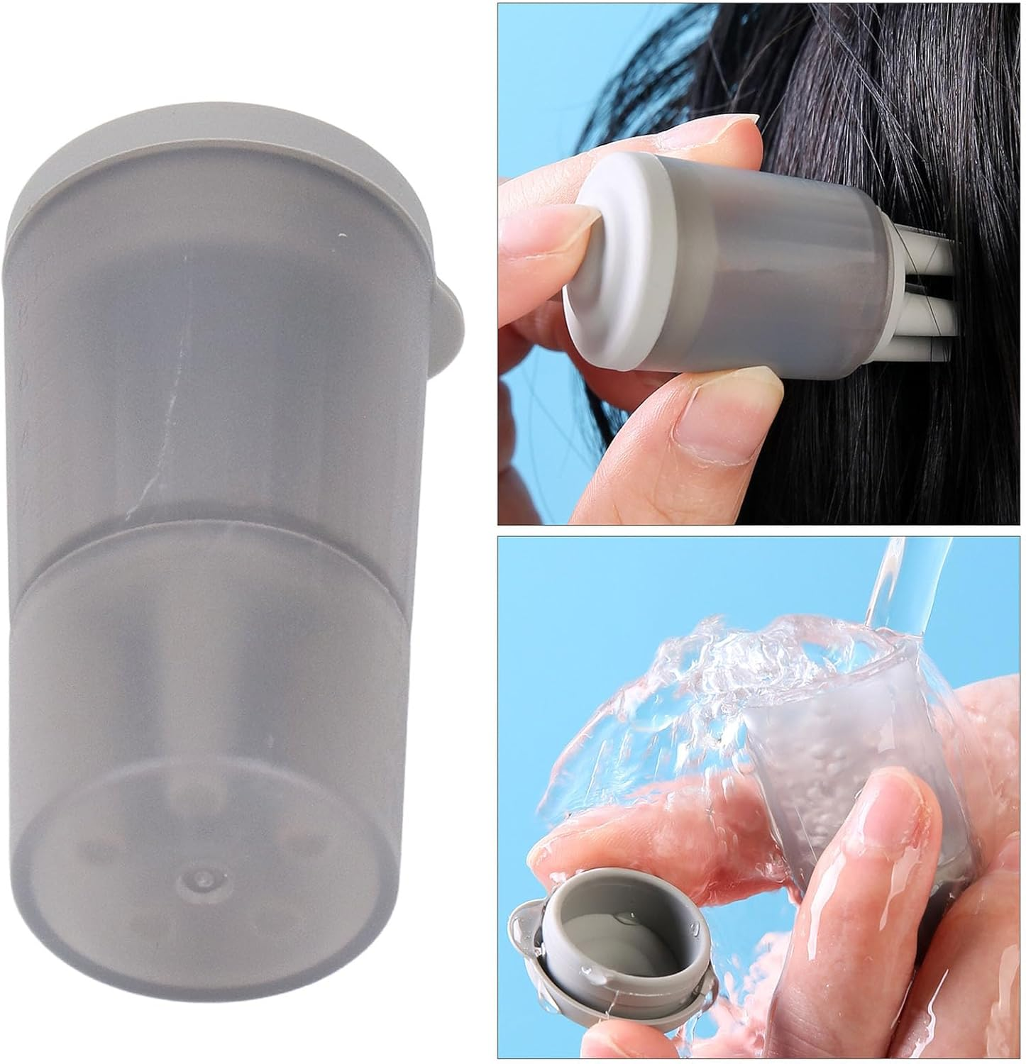 2Pcs Scalp Applicator Comb, 8Ml Portable Hair Oil Applicator Bottle Massage Scalp Liquid Brush, Hair Oiling Bottle Applicator Brus for Essential Oil Hair Care image number 6