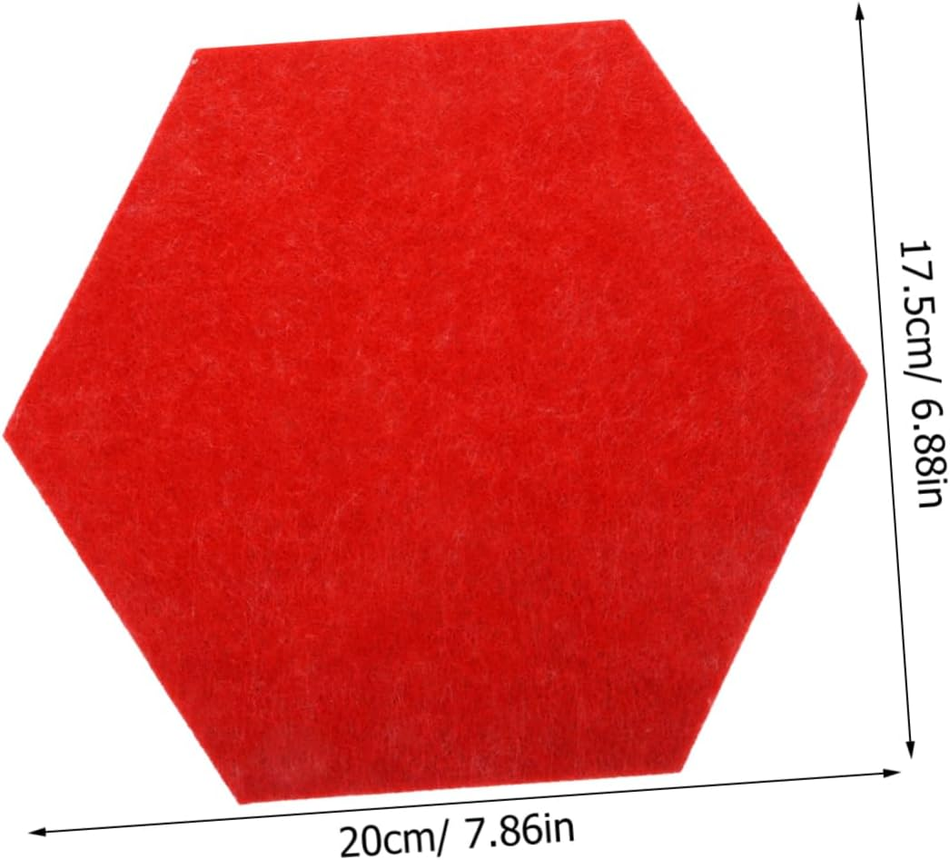 Tofficu 36Pcs Versatile Felt Mat for Classroom Office Notice Board Decorative Bulletin Board in Multi-Colors image number 4
