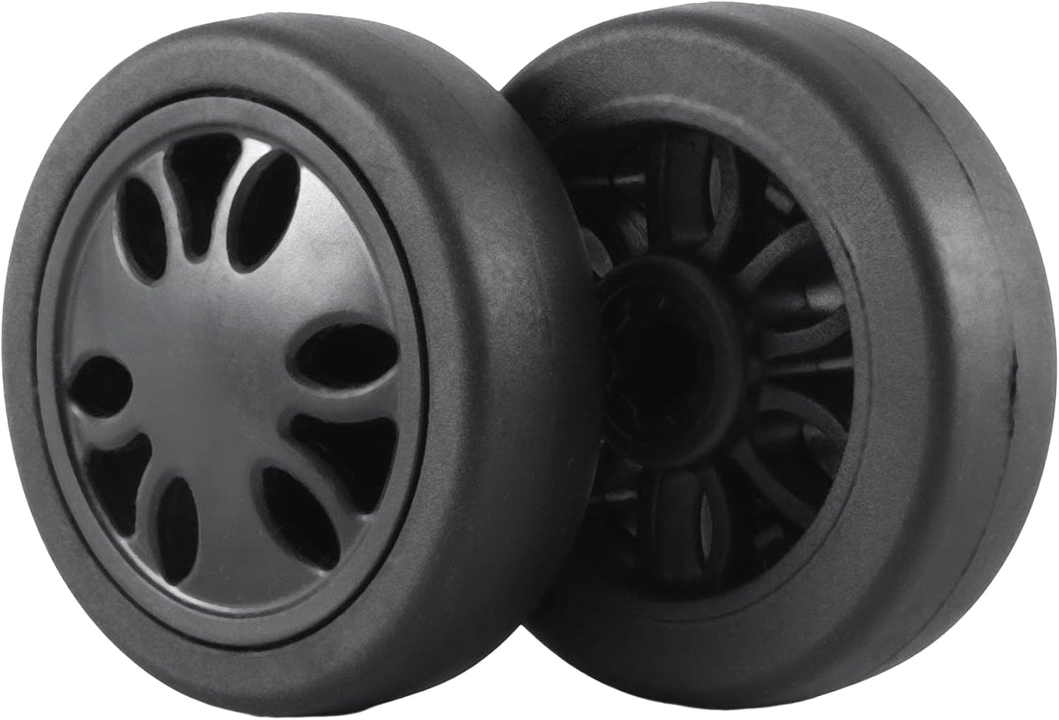 Tuperoymse 1Set 50X15Mm Luggage Wheels Replacement Wheels Luggage Wheel Universal 6Mm 8Mm Replacement Wear image number 3