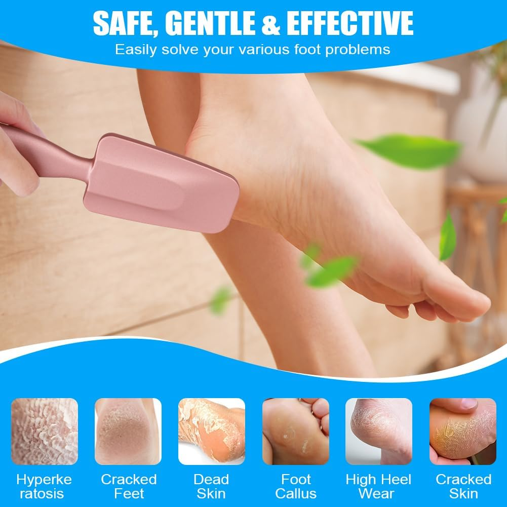 LOPHE Callus File, Callus Remover, Foot File, Heel Scraper, Pedicure, Foot Care, Dead Skin Remover for the Feet, Premium Callus Remover (Rose Gold) image number 6