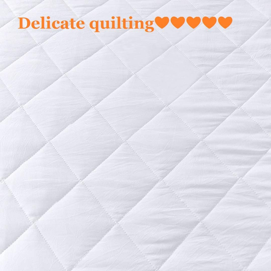 Queen'S House Shabby Dust Ruffle White Bed Skirts King-02 image number 6