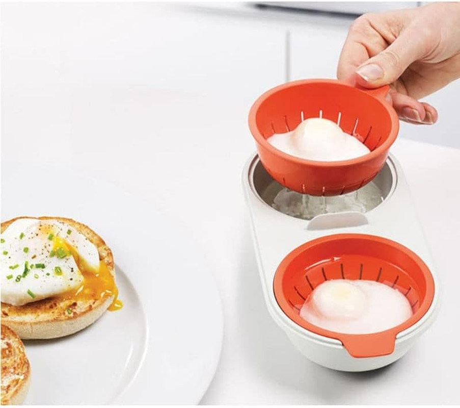 Egg Poacher Microwave Oven Kitchen Novelty Gadgets Sandwich Breakfast Cooker, Quick, Easy & Healthy Breakfast Maker image number 2
