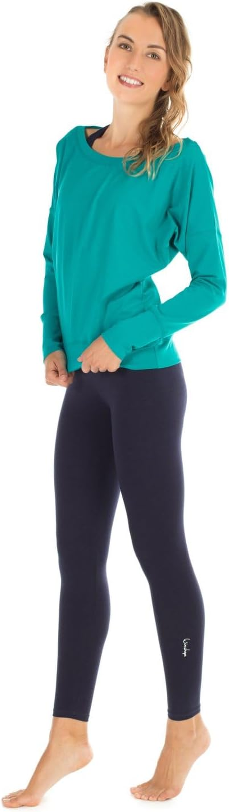 WINSHAPE Women'S Casual Sports Dance Fitness Long-Sleeved Shirt, Womens image number 6