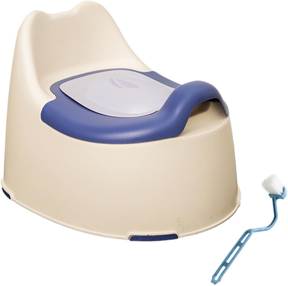 MOTRAIN 3-In-1 Versatile Toddler Potty Trainer for Boy Girl, Training Toilet with Easy to Clean Design, Perfect for Toddler Boys & Girls 1-3, Chair, Seat, Step Stool, Blue image number 1